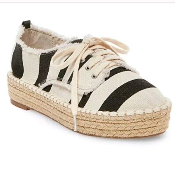 Dolce Vita Shoes - 1 LEFT•DV Dolce Vita• Striped Platform Espadrilles